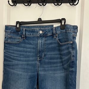 American Eagle High Rise Skinny Kick Jeans